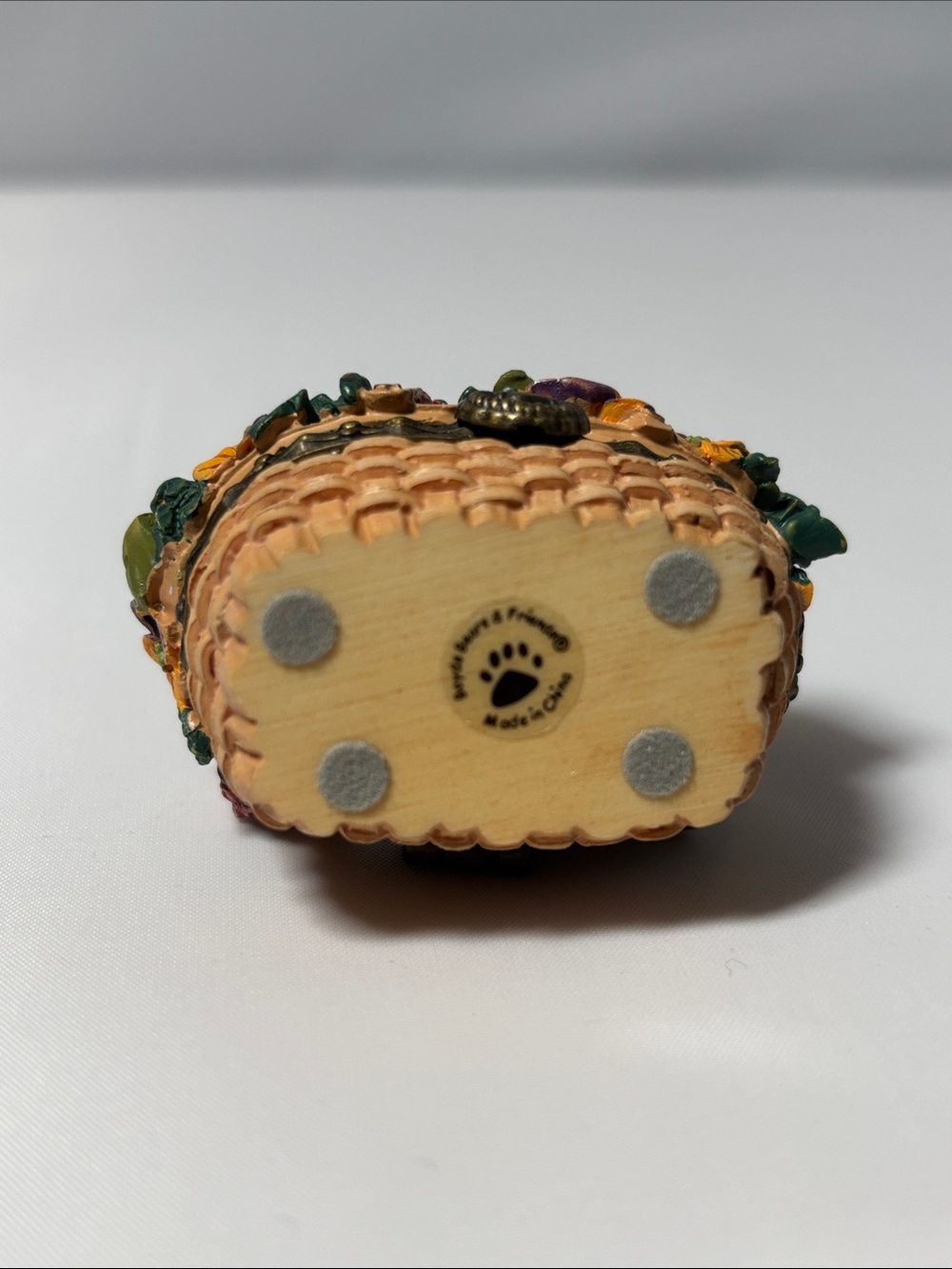Boyds and Longaberger Sage Basketblooms Treasure Box - Picture 9 of 14